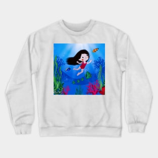 Coral Reef Diving Crewneck Sweatshirt